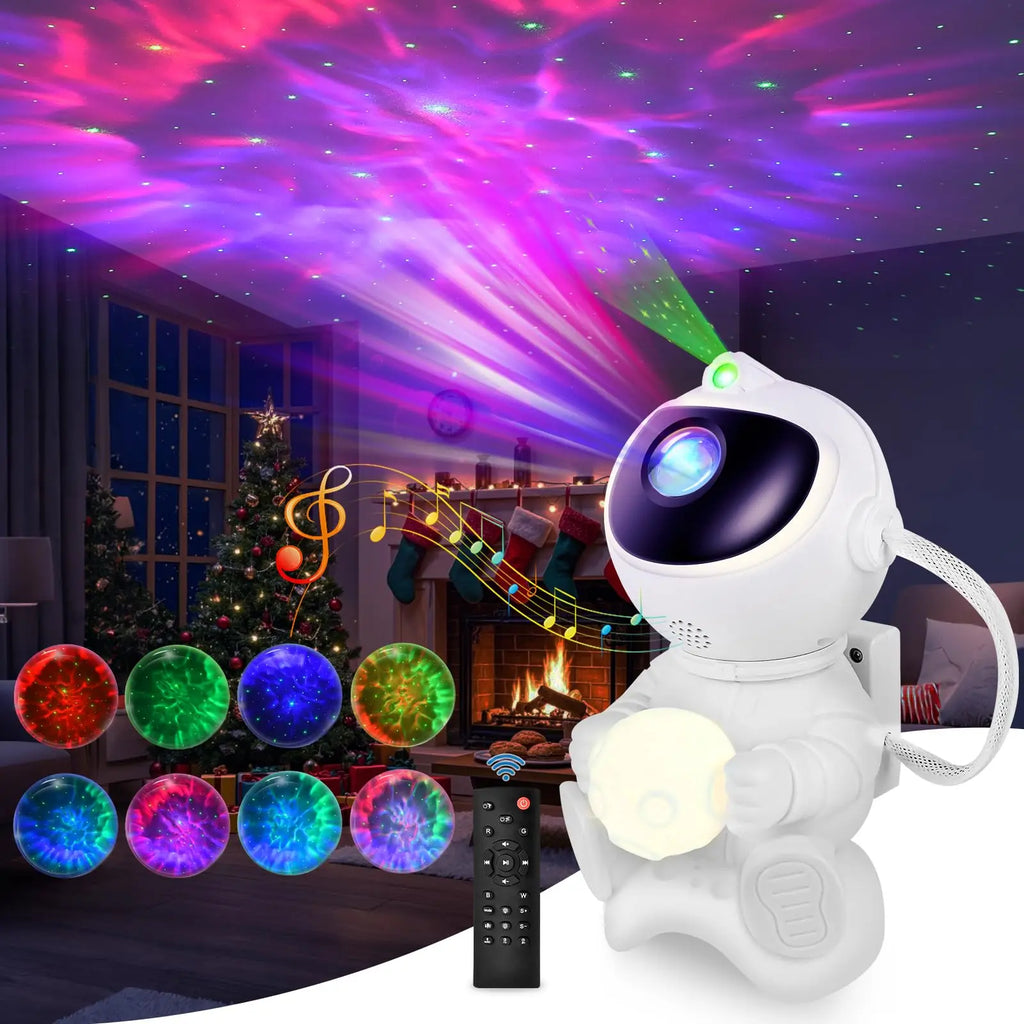 Cosmic Dream Star Projector Lamp – Con/Senza Bluetooth 💫🌙